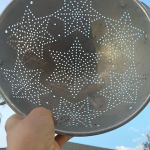 Vintage Star ColanderAluminum